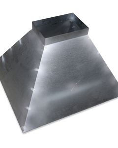 Filling chute f/feed col.CAS-S